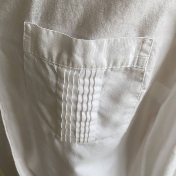 White button down blouse - Picture 8 of 14